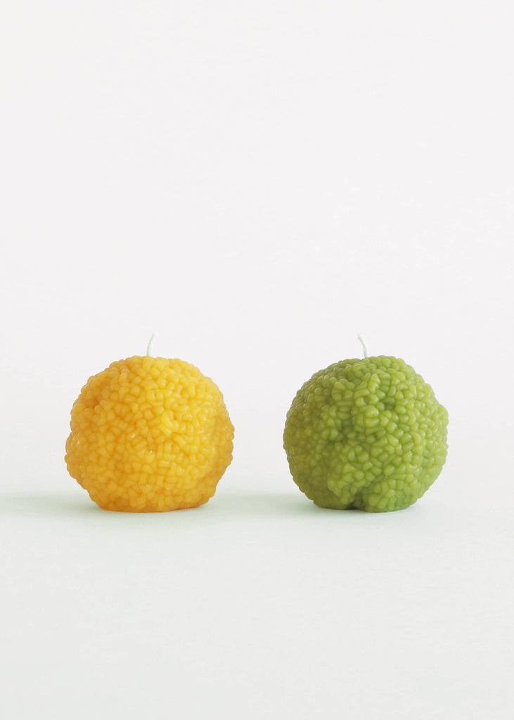 Artifaqt | Osage Orange Beeswax Candle | Yellow