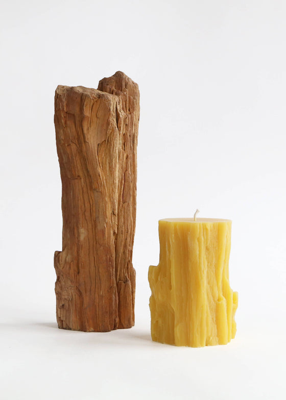 Artifaqt | Petrified Pillar Beeswax Candle