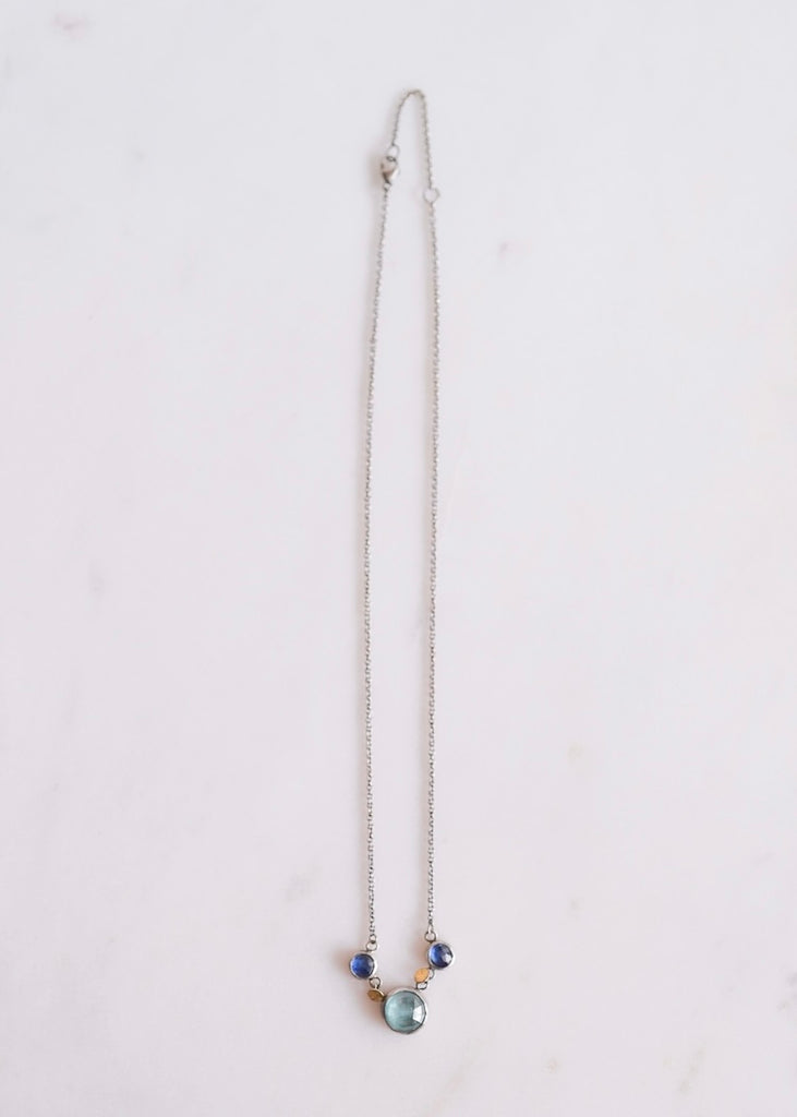 Austin Titus | Aqua + Blue Kyanite Necklace
