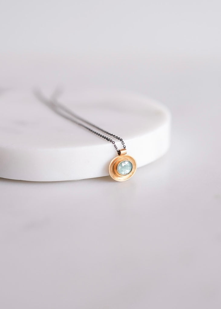 Austin Titus | Kyanite + 18k Vermeil Necklace