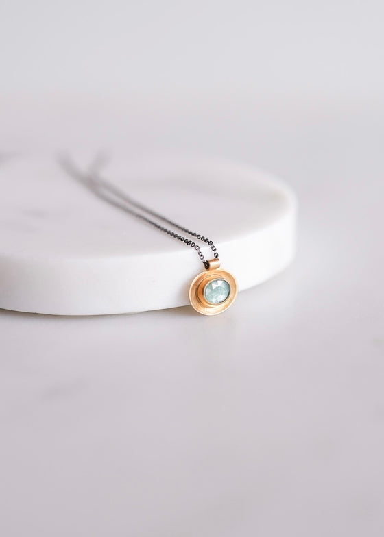 Austin Titus | Kyanite + 18k Vermeil Necklace