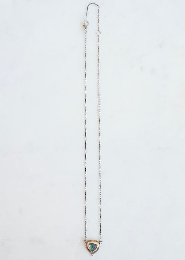 Austin Titus | Kyanite + Diamond Necklace