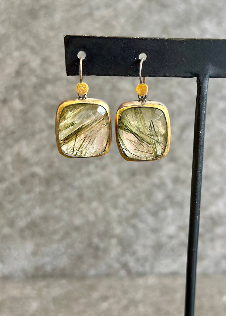 Austin Titus | Moss Agate Earring