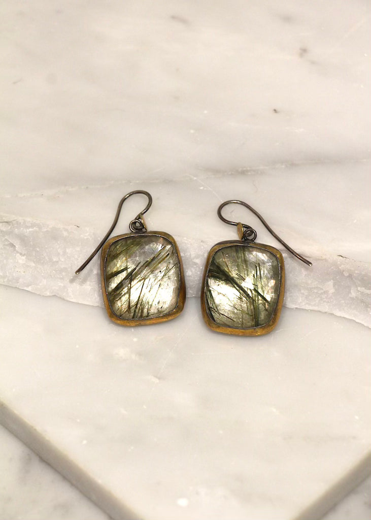 Austin Titus | Moss Agate Earring
