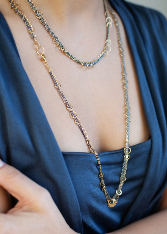 Austin Titus | Oxidized Sterling Silver Necklace