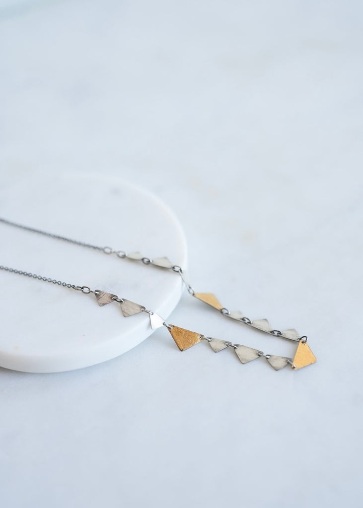 Austin Titus | Oxidized + 24k Necklace