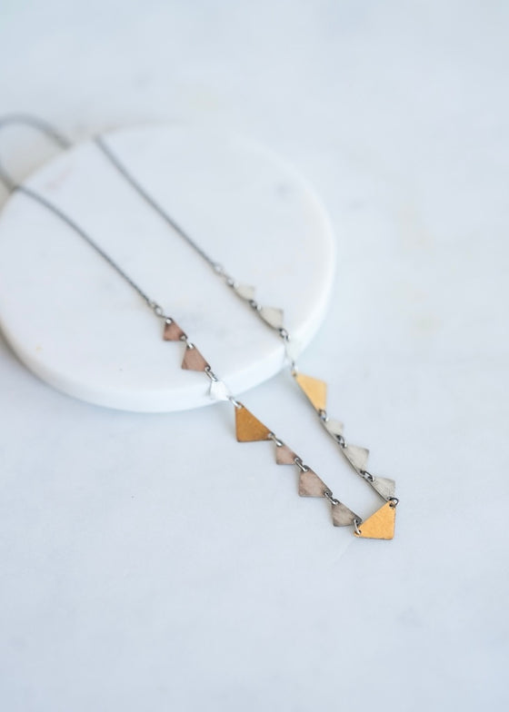 Austin Titus | Oxidized + 24k Necklace