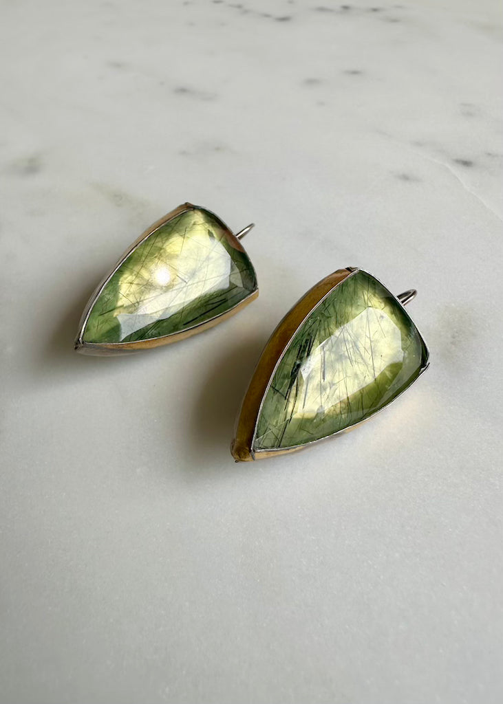Austin Titus | Prehnite Earring