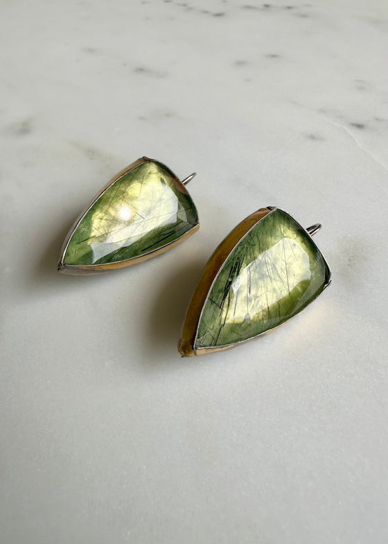 Austin Titus | Prehnite Earring