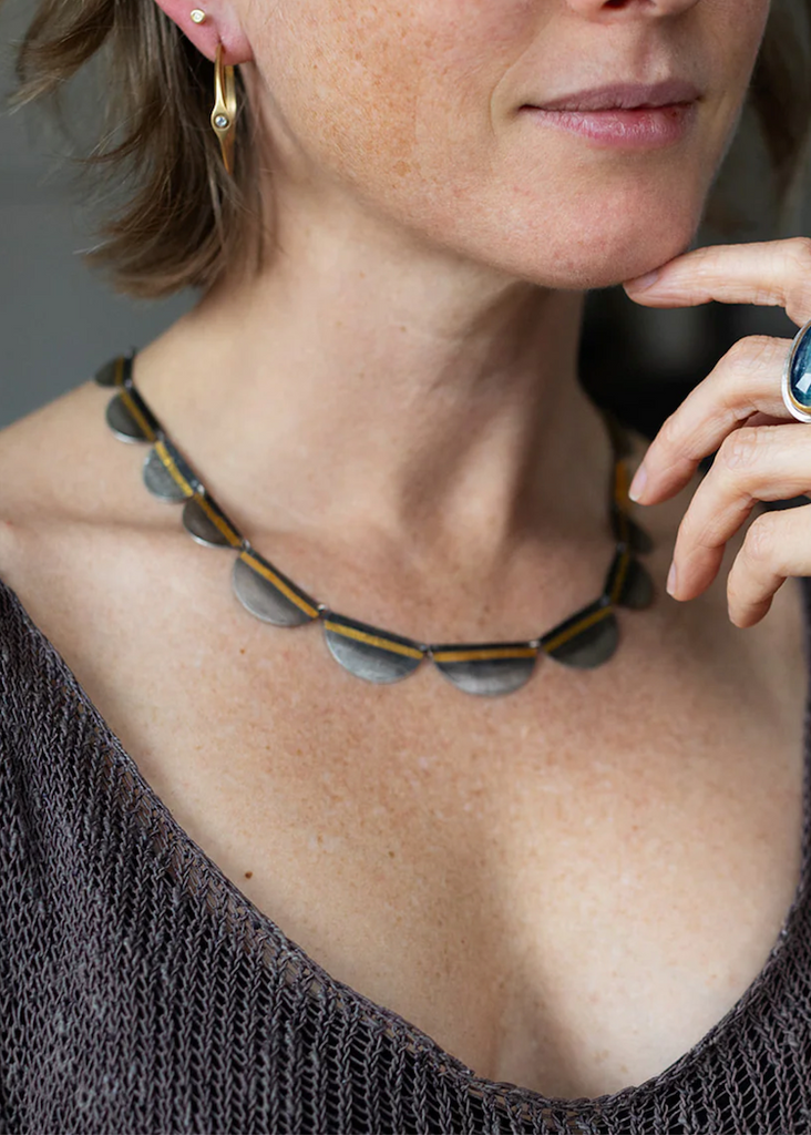 Austin Titus | Scalloped Latitude Necklace
