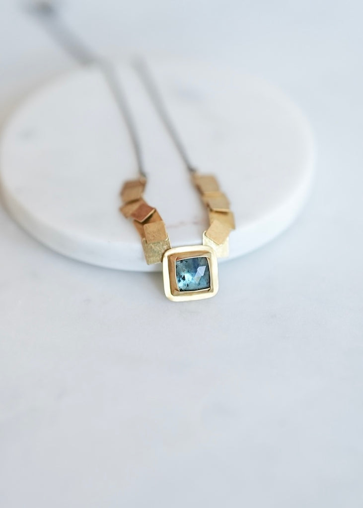 Austin Titus | Teal Kyanite Necklace