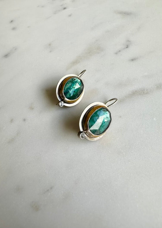 Austin Titus | Teal Kyanite + Topaz Earring
