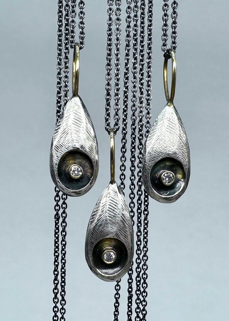 Austin Titus | Teardrop Necklace | Diamond
