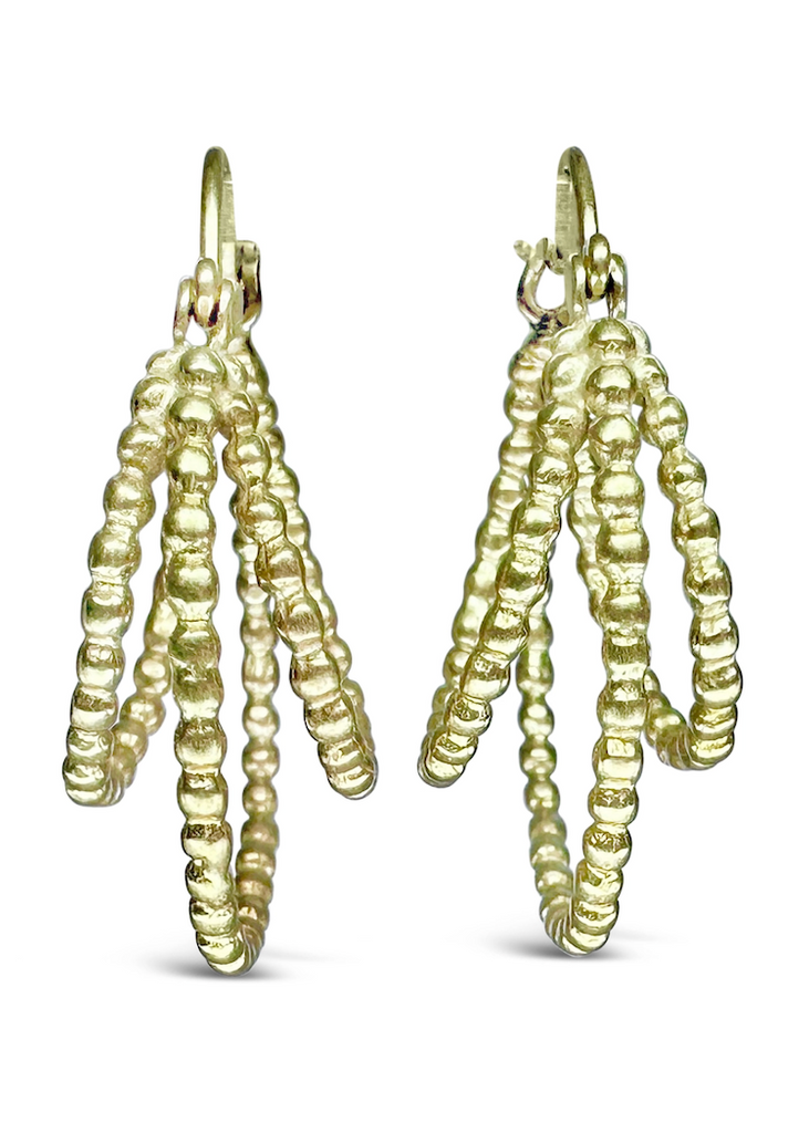 Austin Titus | Triple Beaded Hoops