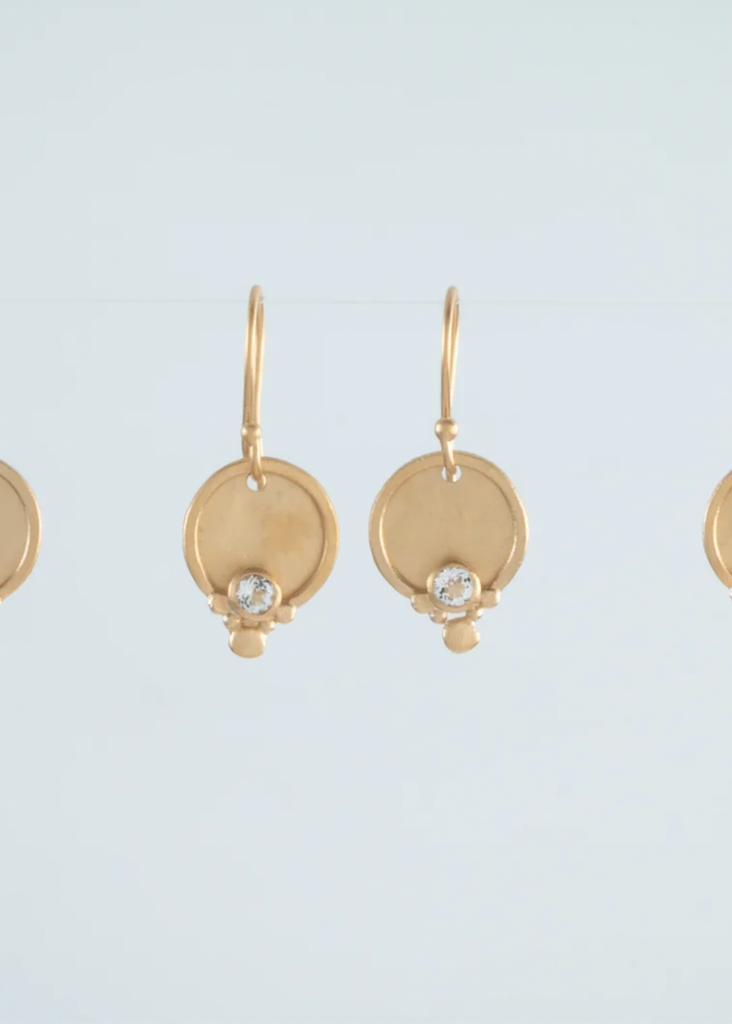 Austin Titus | White Topaz Earrings