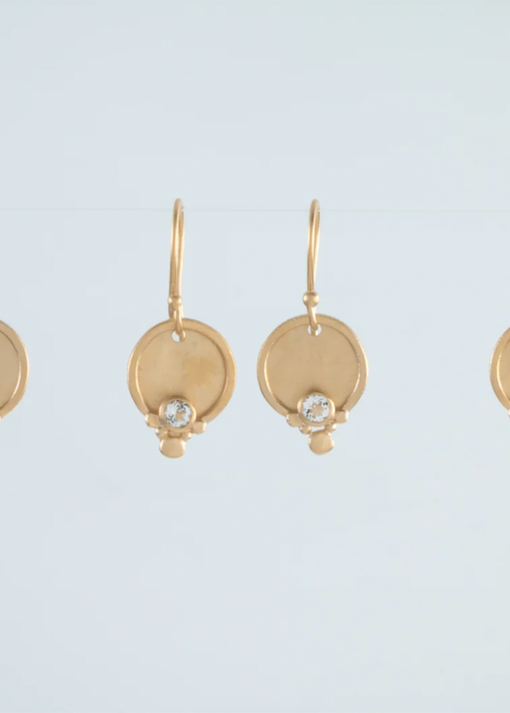 Austin Titus | White Topaz Earrings