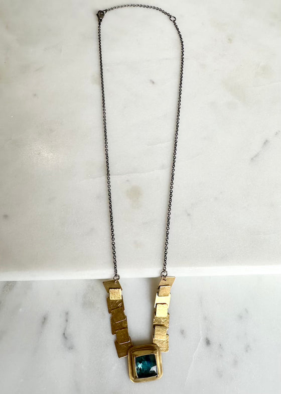 Austin Titus | Teal Kyanite Necklace