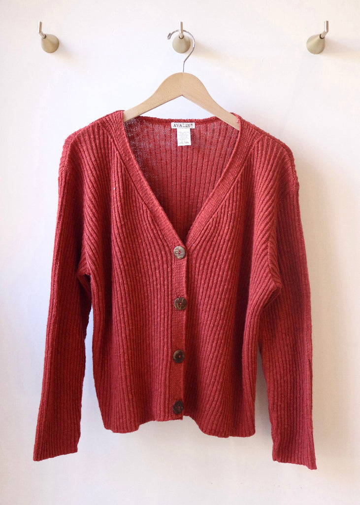 Avalin | Ribbed 4 Button Cardigan