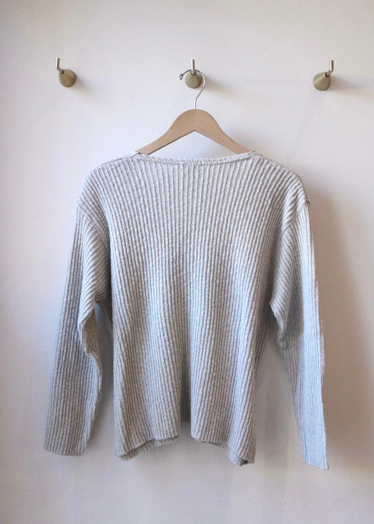 Avalin | Ribbed 4 Button Cardigan | Desert