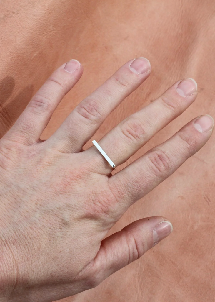 Avery Lee Design | Flat Silver Stacker