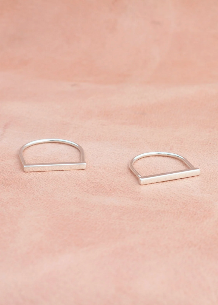 Avery Lee Design | Flat Silver Stacker