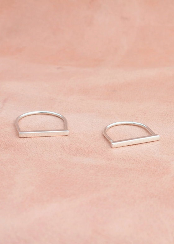 Avery Lee Design | Flat Silver Stacker