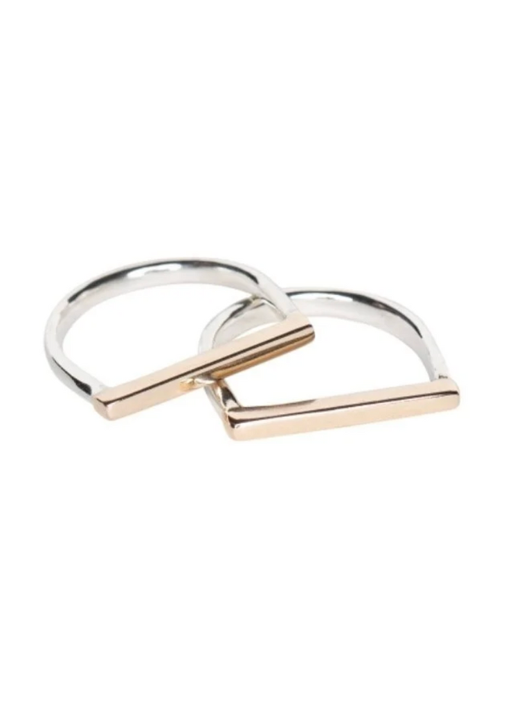 Avery Lee Design | Mixed Metal Stacker