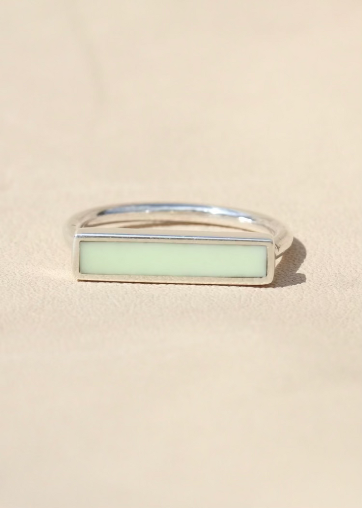 Avery Lee Design | Stone Stacker | Lemon Chrysoprase