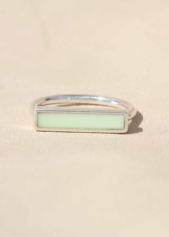 Avery Lee Design | Stone Stacker | Lemon Chrysoprase