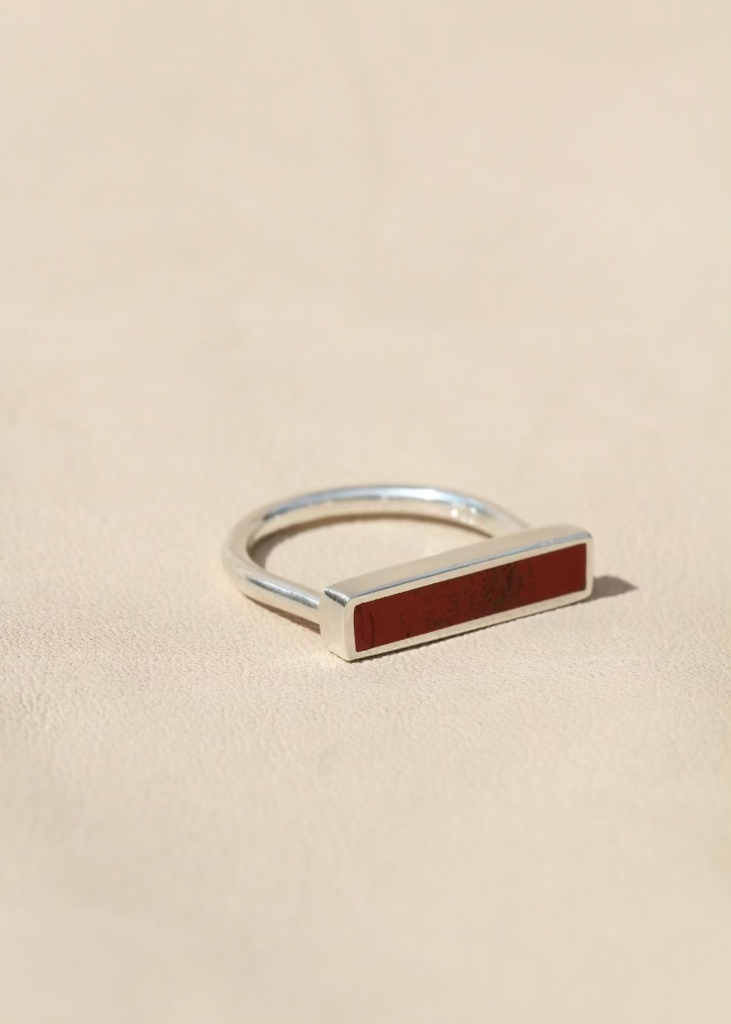 Avery Lee Design | Stone Stacker | Red Jasper