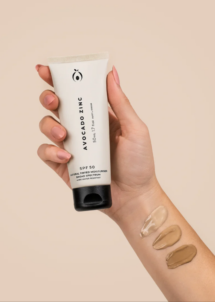Avocado Zinc | SPF 50 Natural Tinted Moisturizer | Medium-Dark