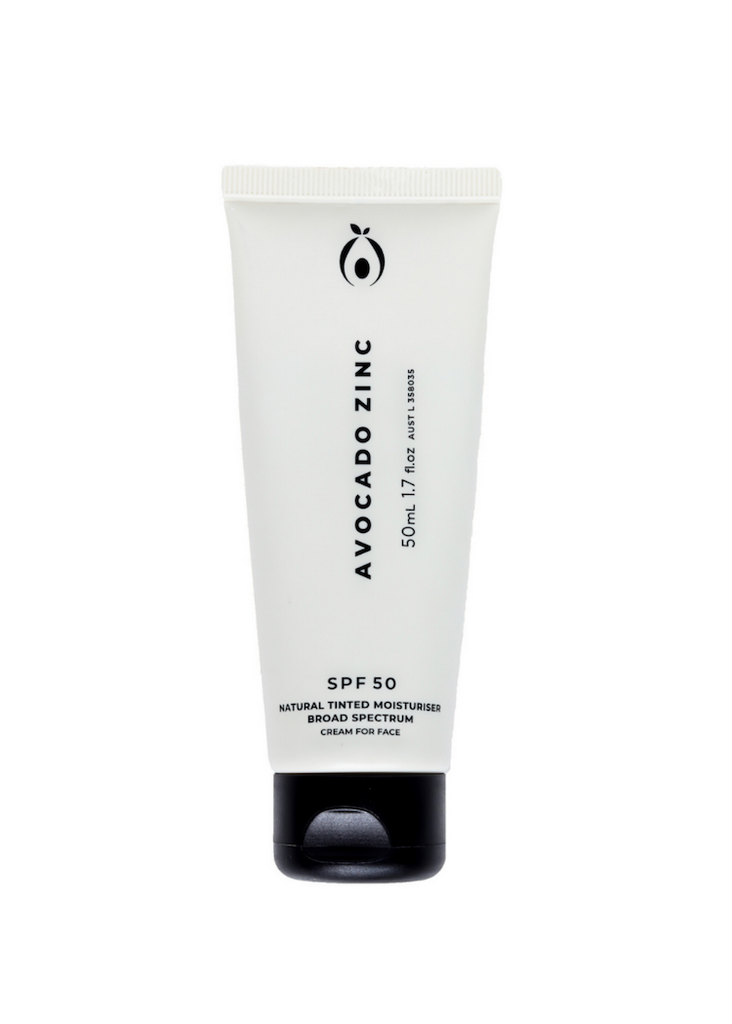 Avocado Zinc | SPF 50 Natural Tinted Moisturizer | Medium-Dark