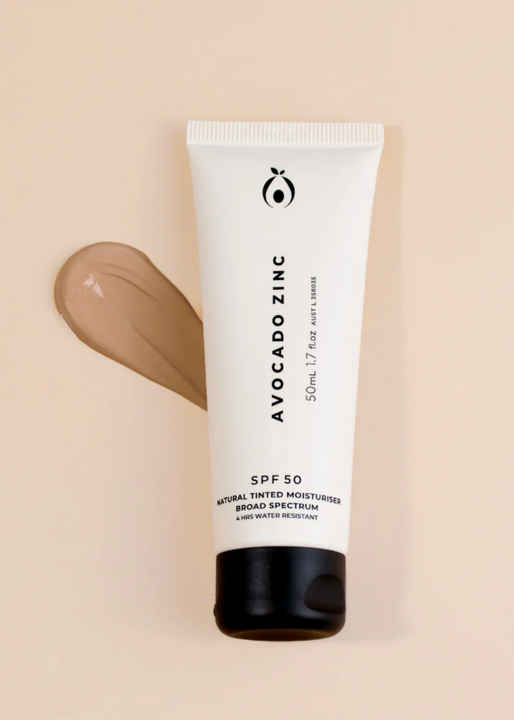 Avocado Zinc | SPF 50 Natural Tinted Moisturizer | Medium-Dark