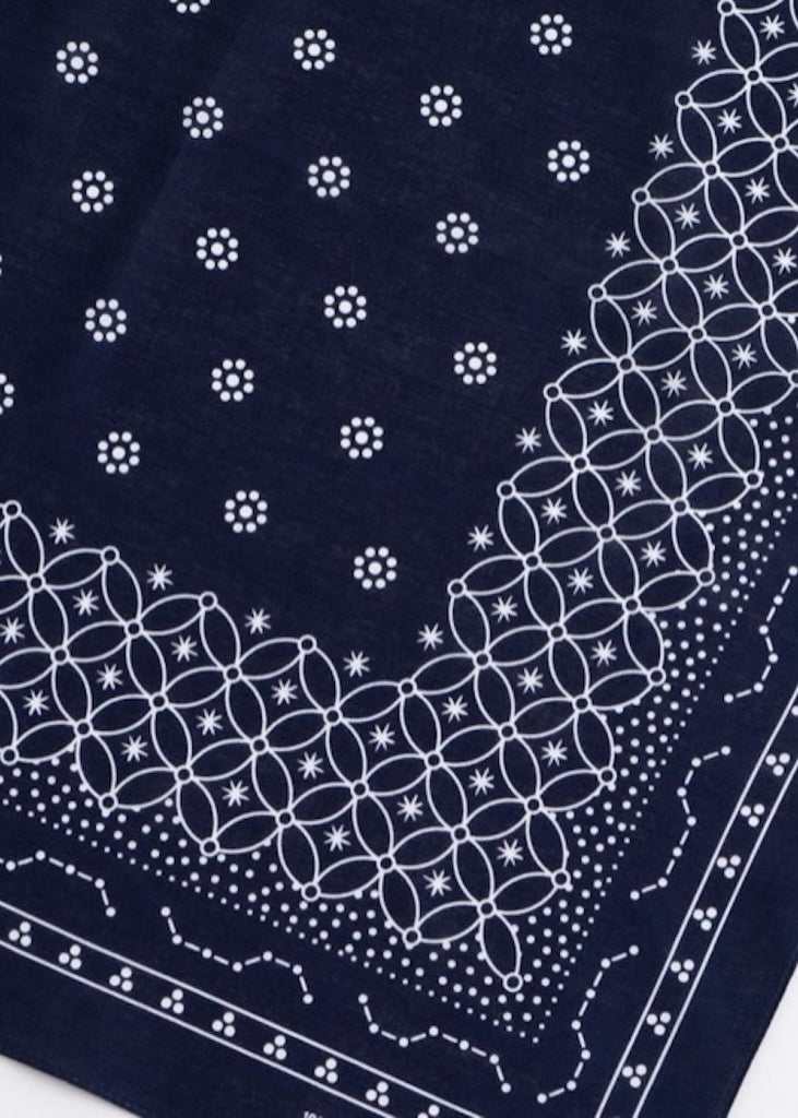 Bandana | Star Deep Indigo