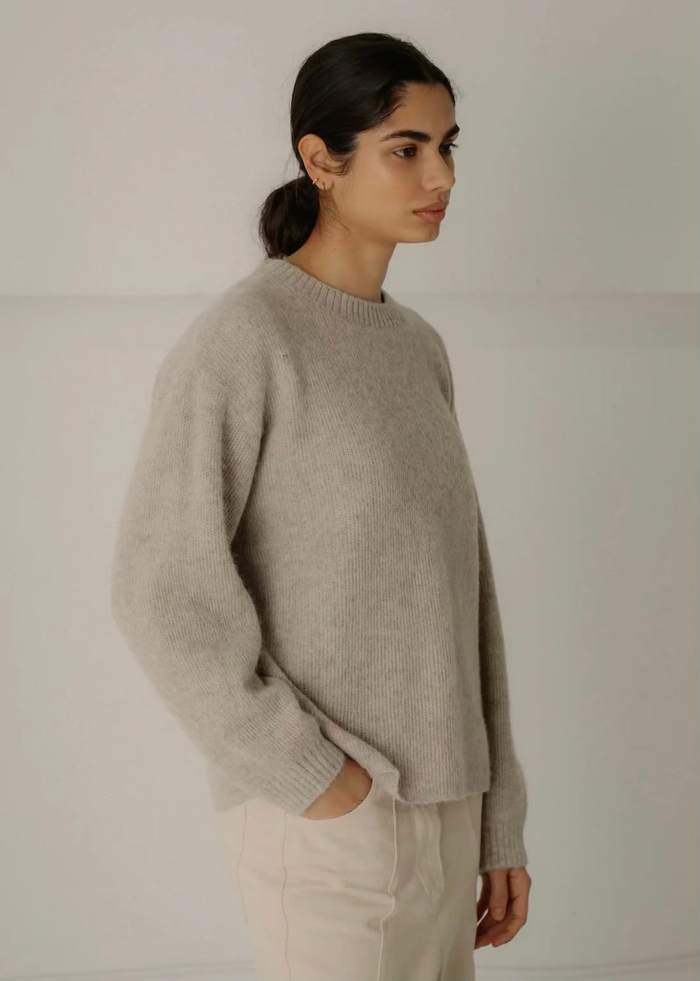 Bare Knitwear  Jude Alpaca Crew Sweater - The Phoenix