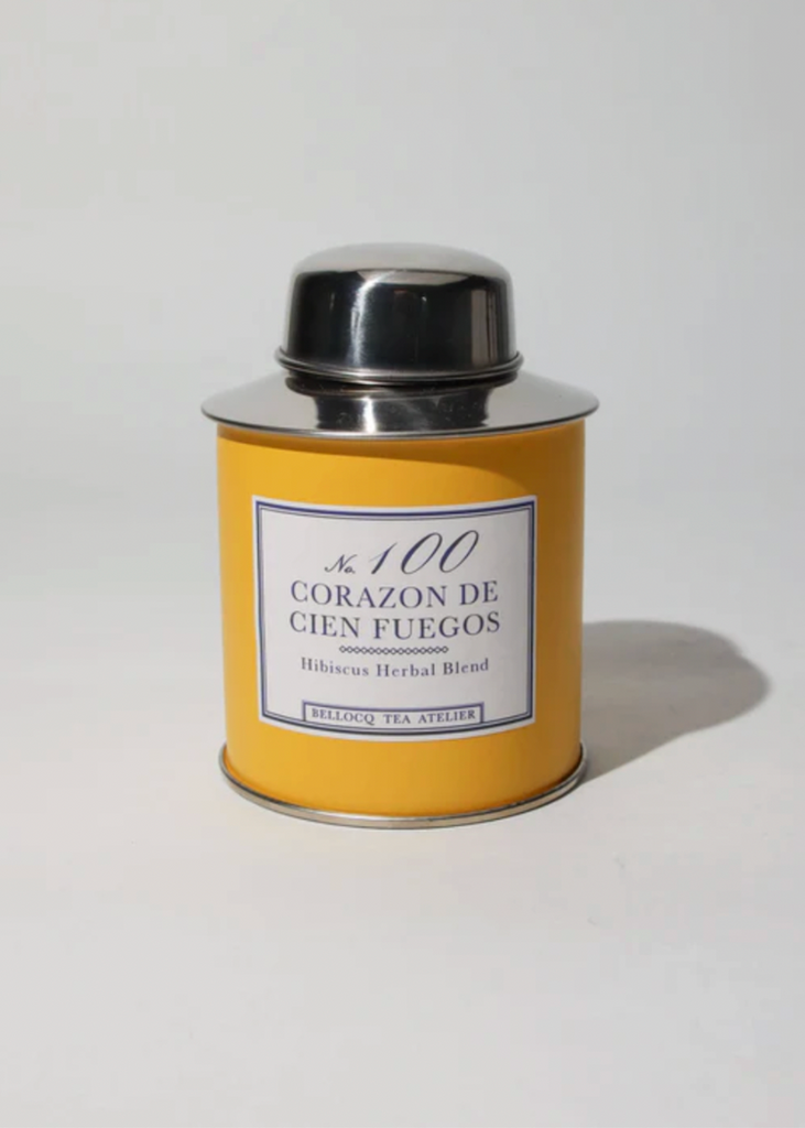 Bellocq Tea Atelier | No 100 Corazon de Cien Fuegos | Yellow Traveler Caddy