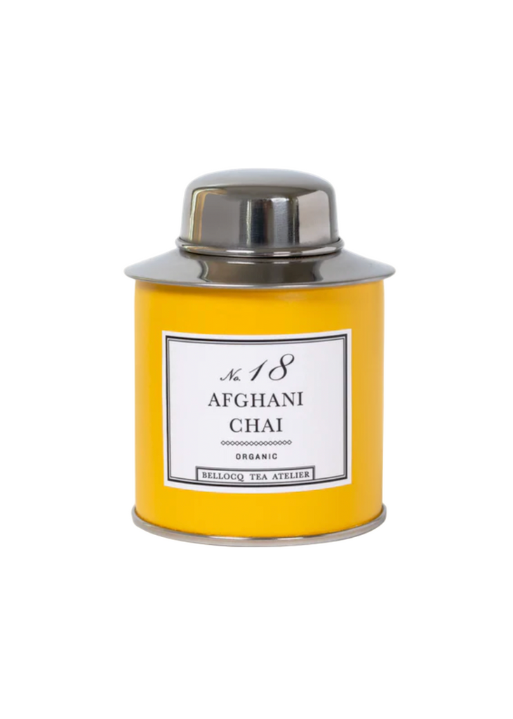 Bellocq Tea Atelier | No 18 Afghani Chai | Yellow Traveler Caddy