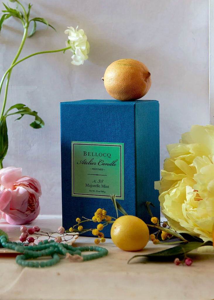 Bellocq Tea Atelier | The Atelier Candle | No 38 Majorelle Mint
