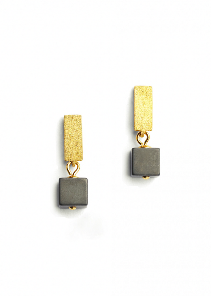 Bernd Wolf | Cubello Hematine Earrings