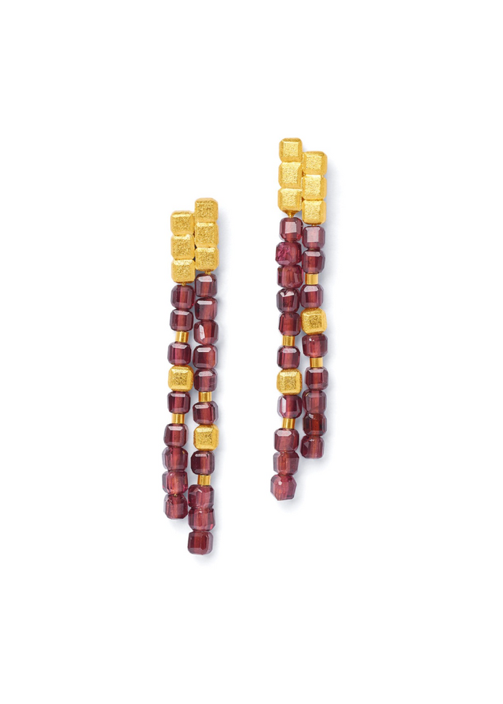Bernd Wolf | Cusenia Garnet Earrings