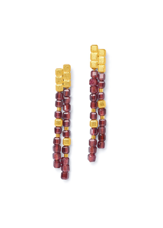 Bernd Wolf | Cusenia Garnet Earrings