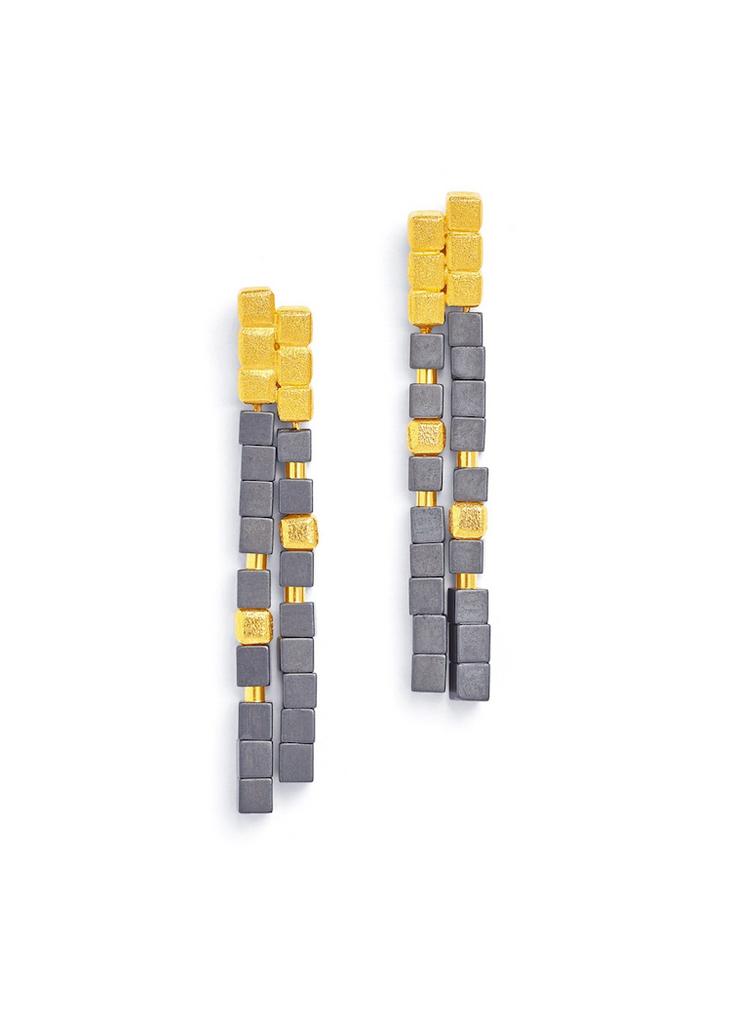 Bernd Wolf | Cusenia Hematite Earrings