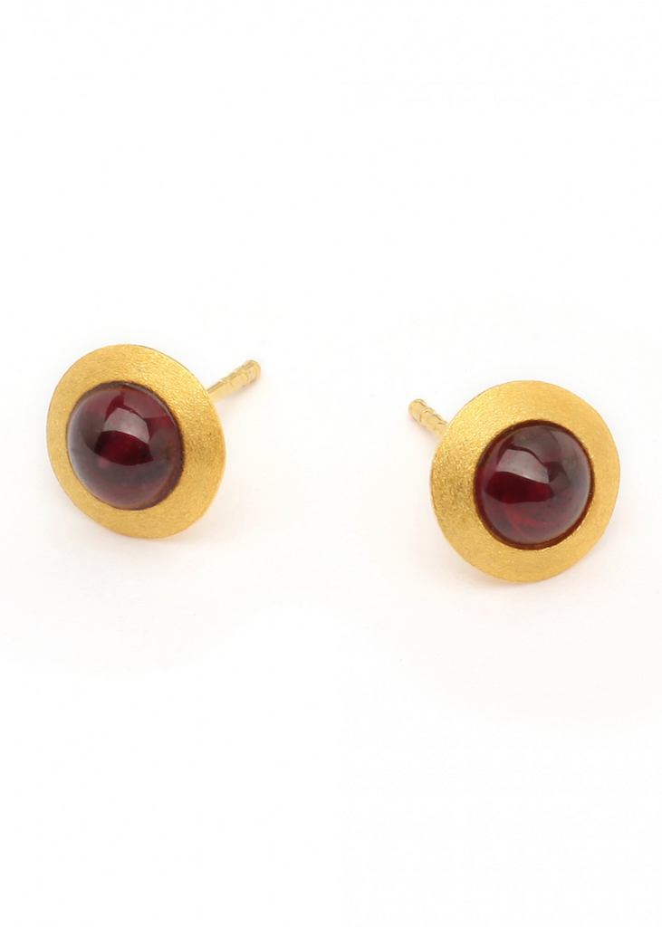 Bernd Wolf | Disca Garnet Stud Earring