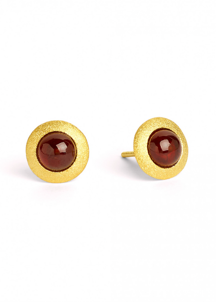 Bernd Wolf | Disca Garnet Stud Earring