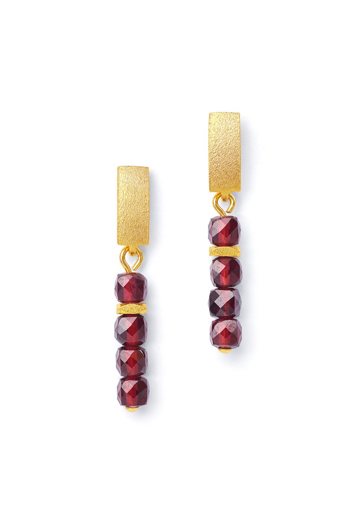 Bernd Wolf | Fabricia Garnet Earring