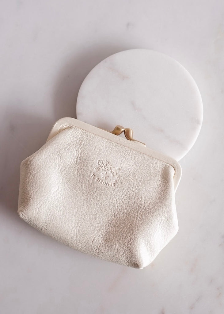 Il Bisonte | Coin Purse | Bianco Latte