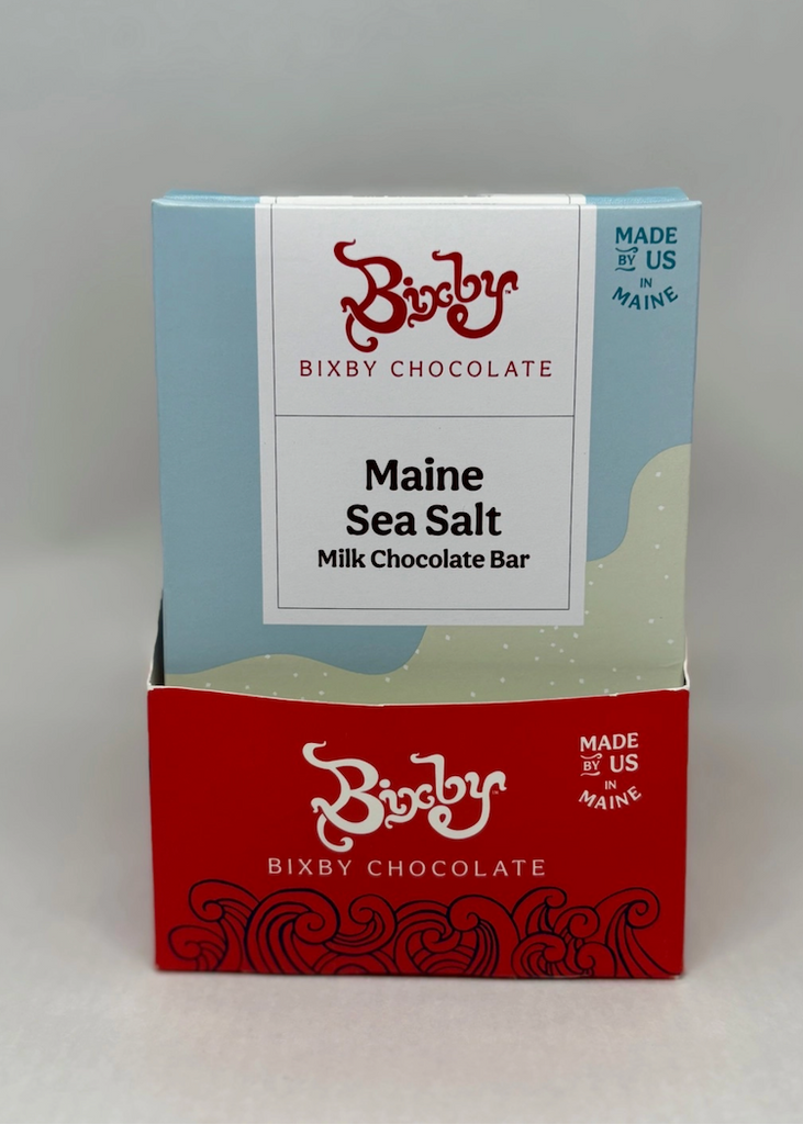 Bixby Chocolate | Organic Milk Chocolate Maine Sea Salt Bar