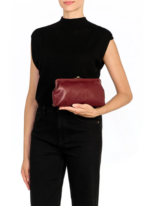 Black Cherry Manuela Clutch
