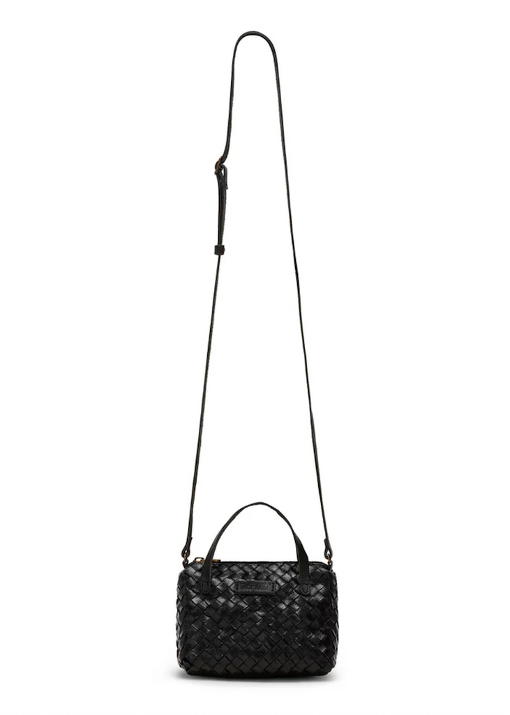 Black Woven Gemmina Bag