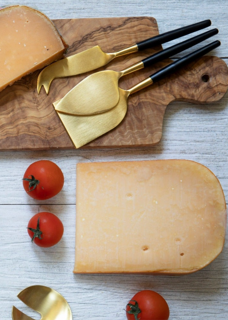 Black + Gold Cheese Set